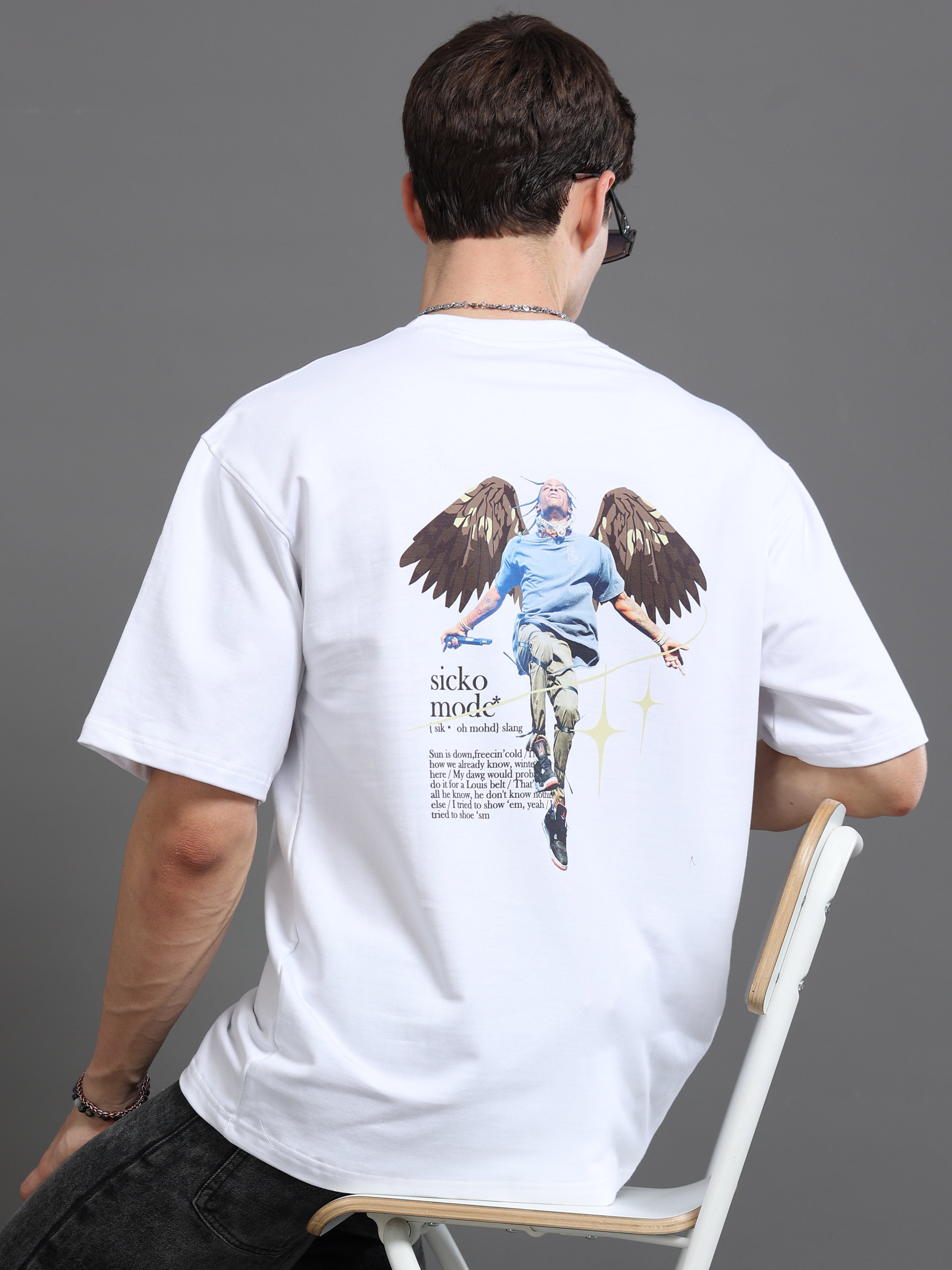 OVERSIZED PRINTED TSHIRTS | WHITE