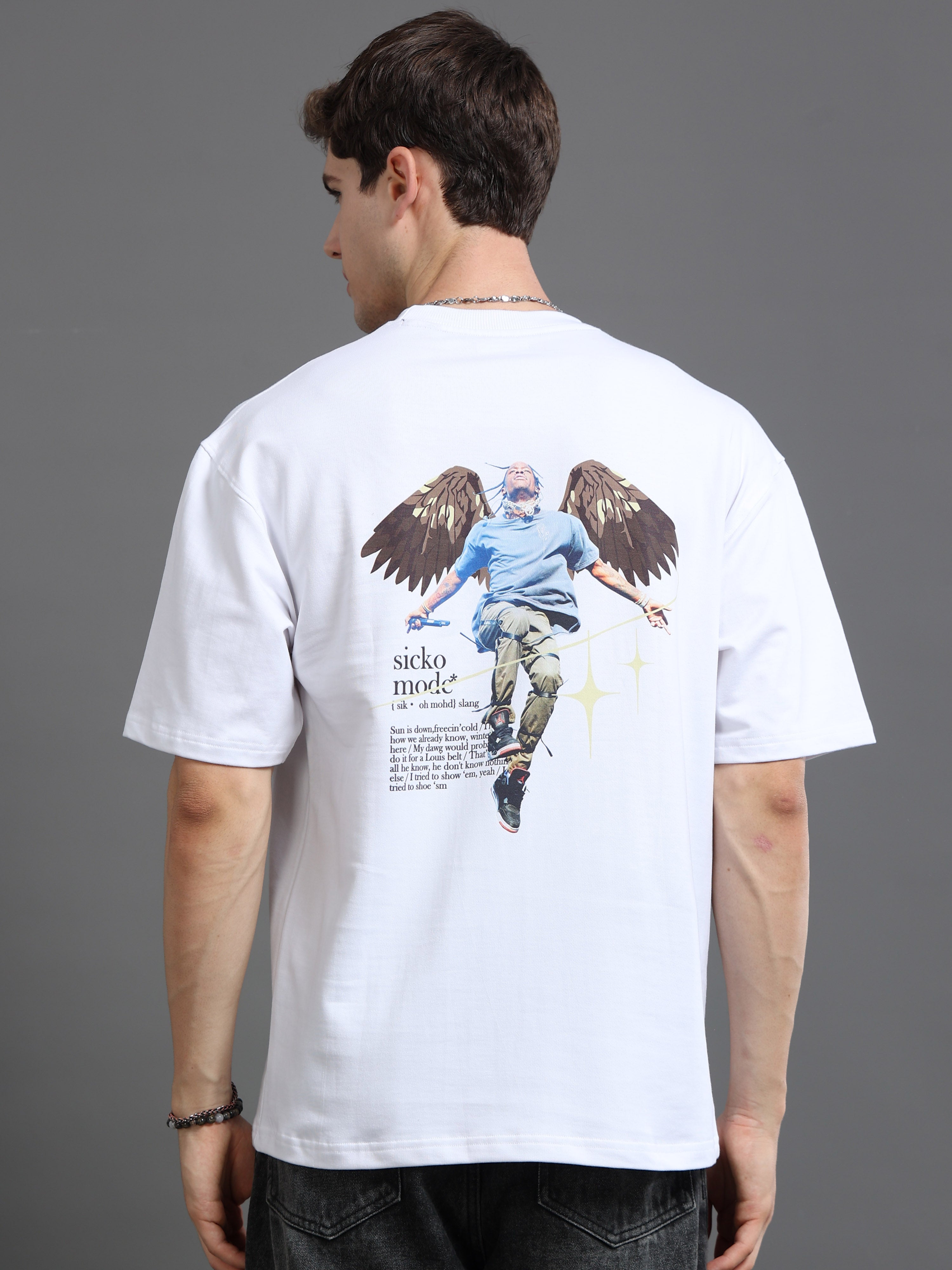 OVERSIZED PRINTED TSHIRTS | WHITE
