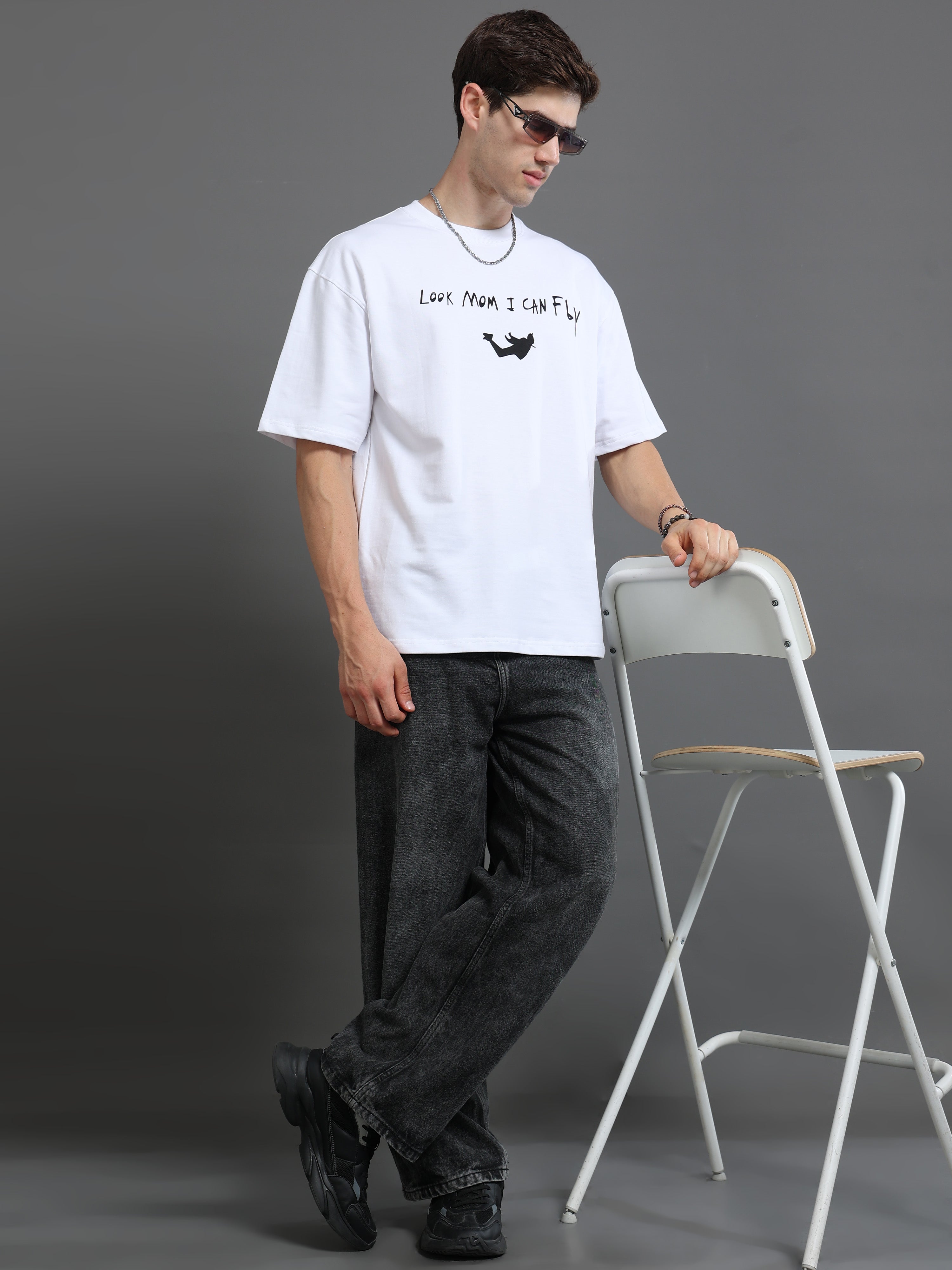 OVERSIZED PRINTED TSHIRTS | WHITE
