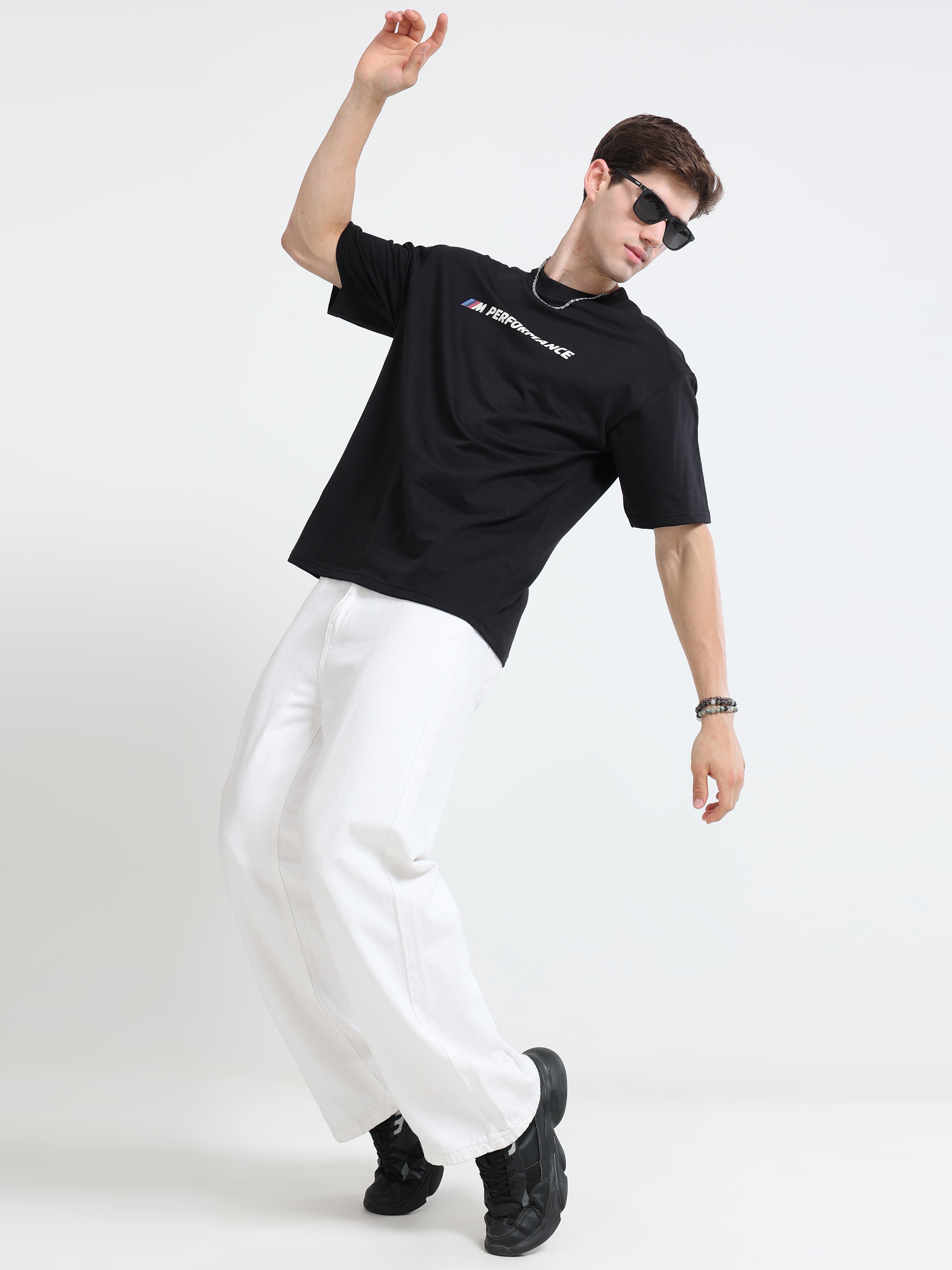 OVERSIZED PRINTED TSHIRTS | BLACK