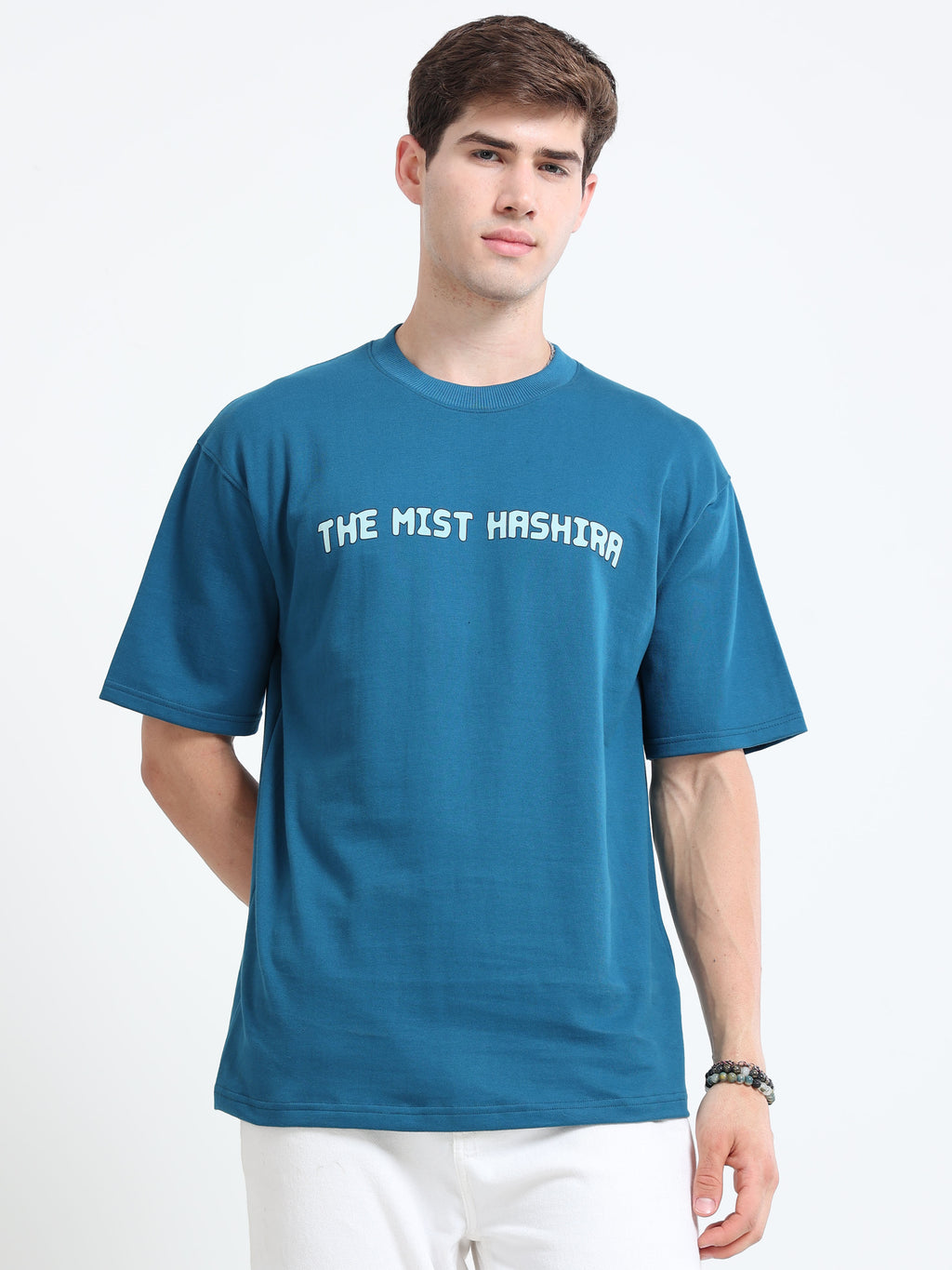 OVERSIZED PRINTED TSHIRTS | LIGHT BLUE