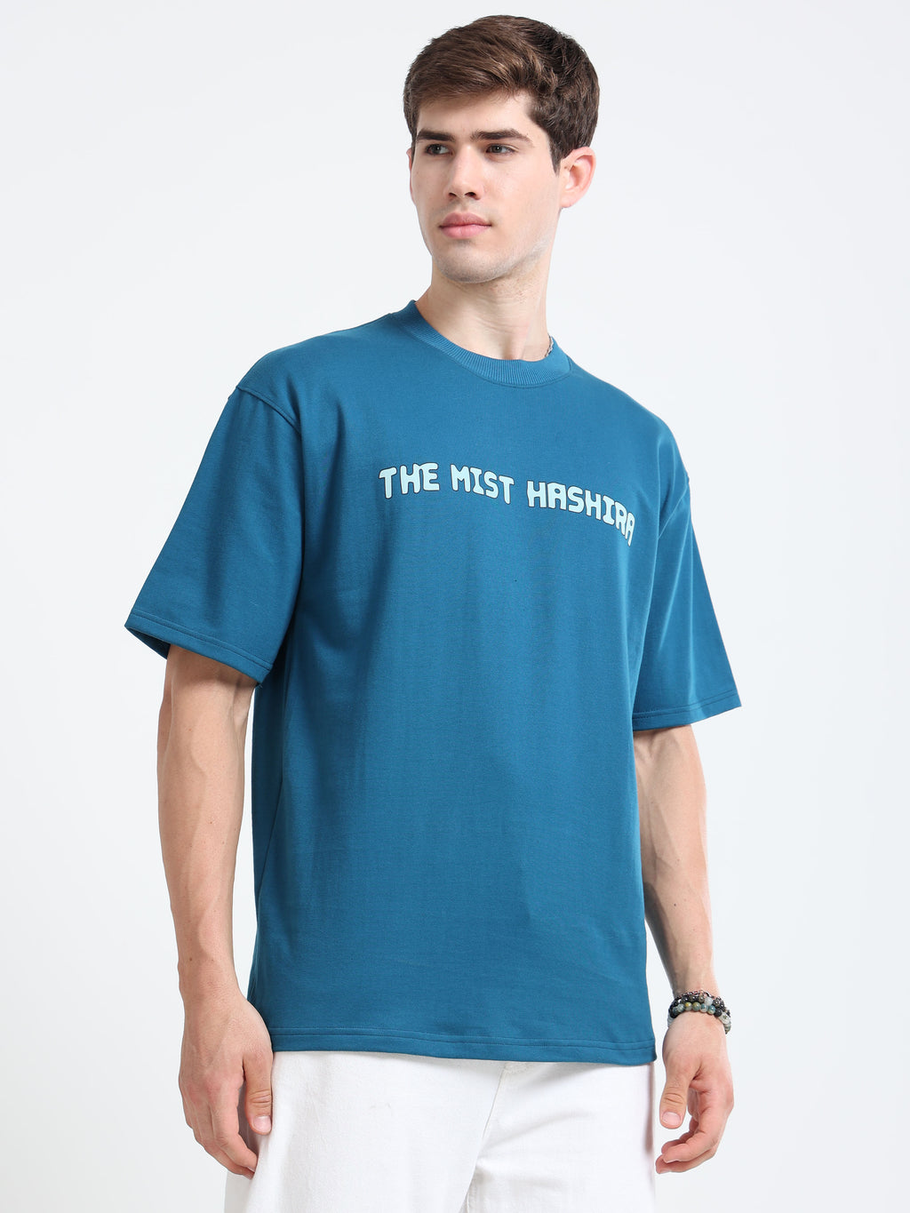 OVERSIZED PRINTED TSHIRTS | LIGHT BLUE