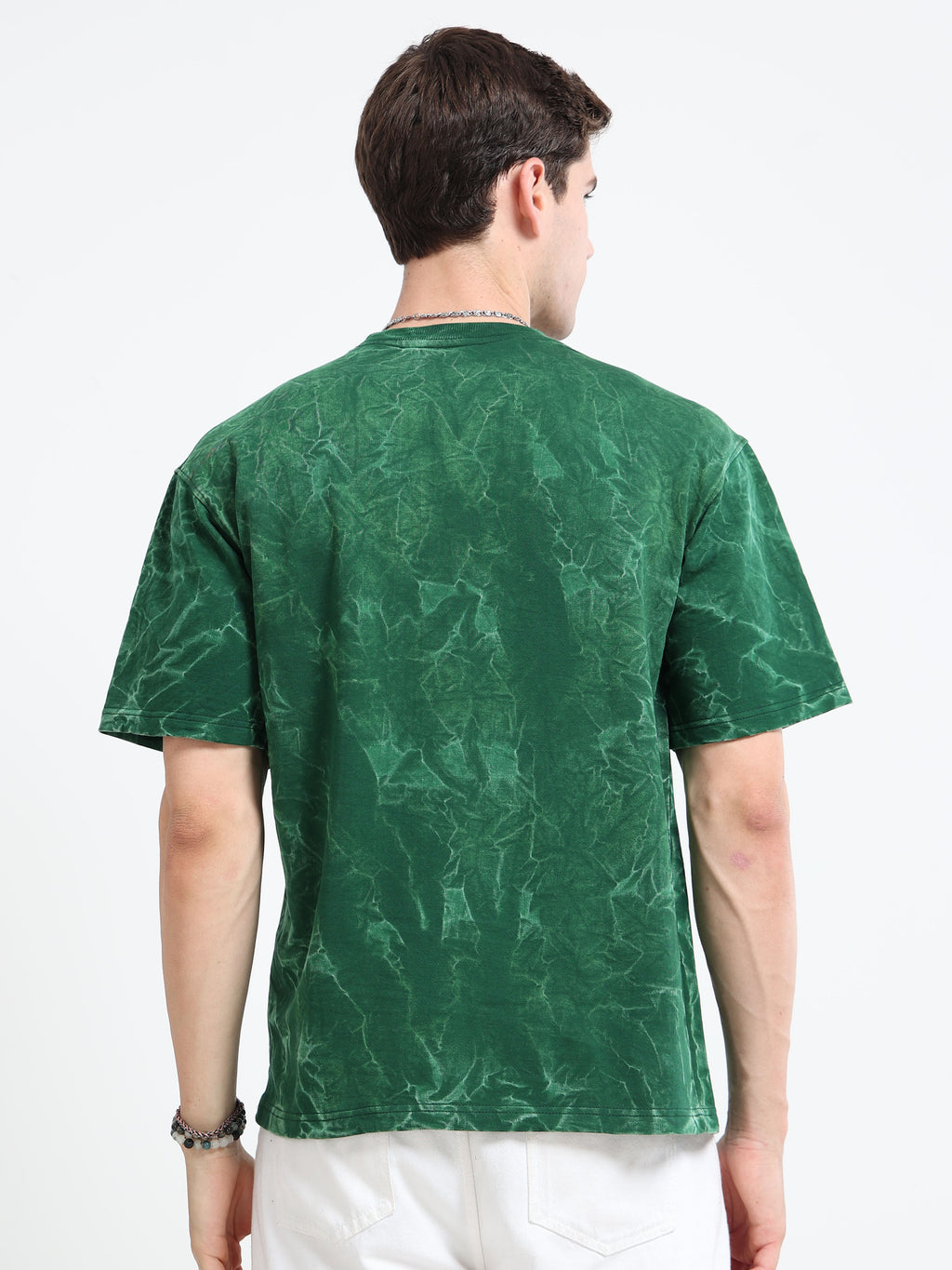 OVERSIZED PRINTED TSHIRTS | DARK GREEN