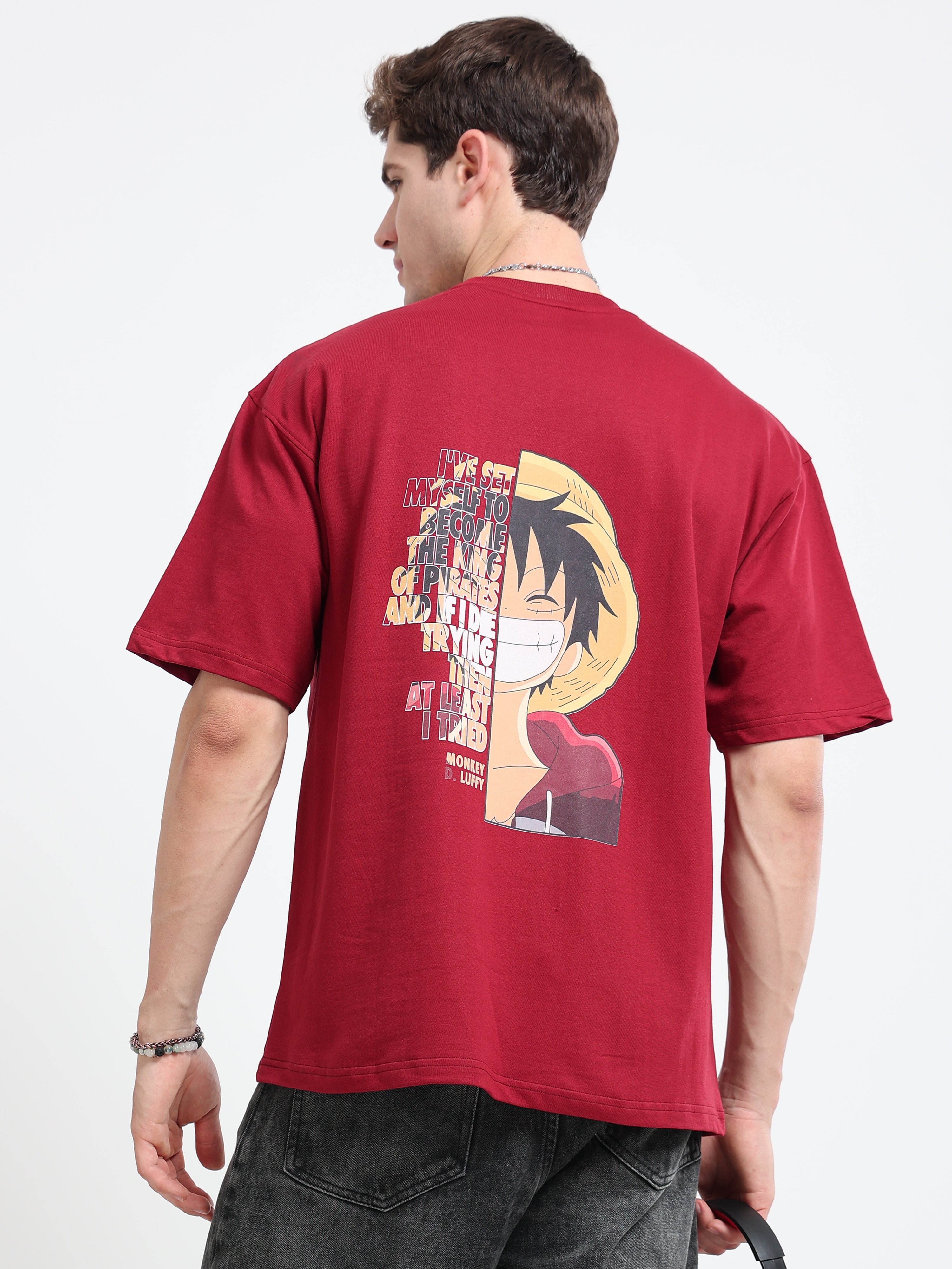 OVERSIZED PRINTED TSHIRTS | RED