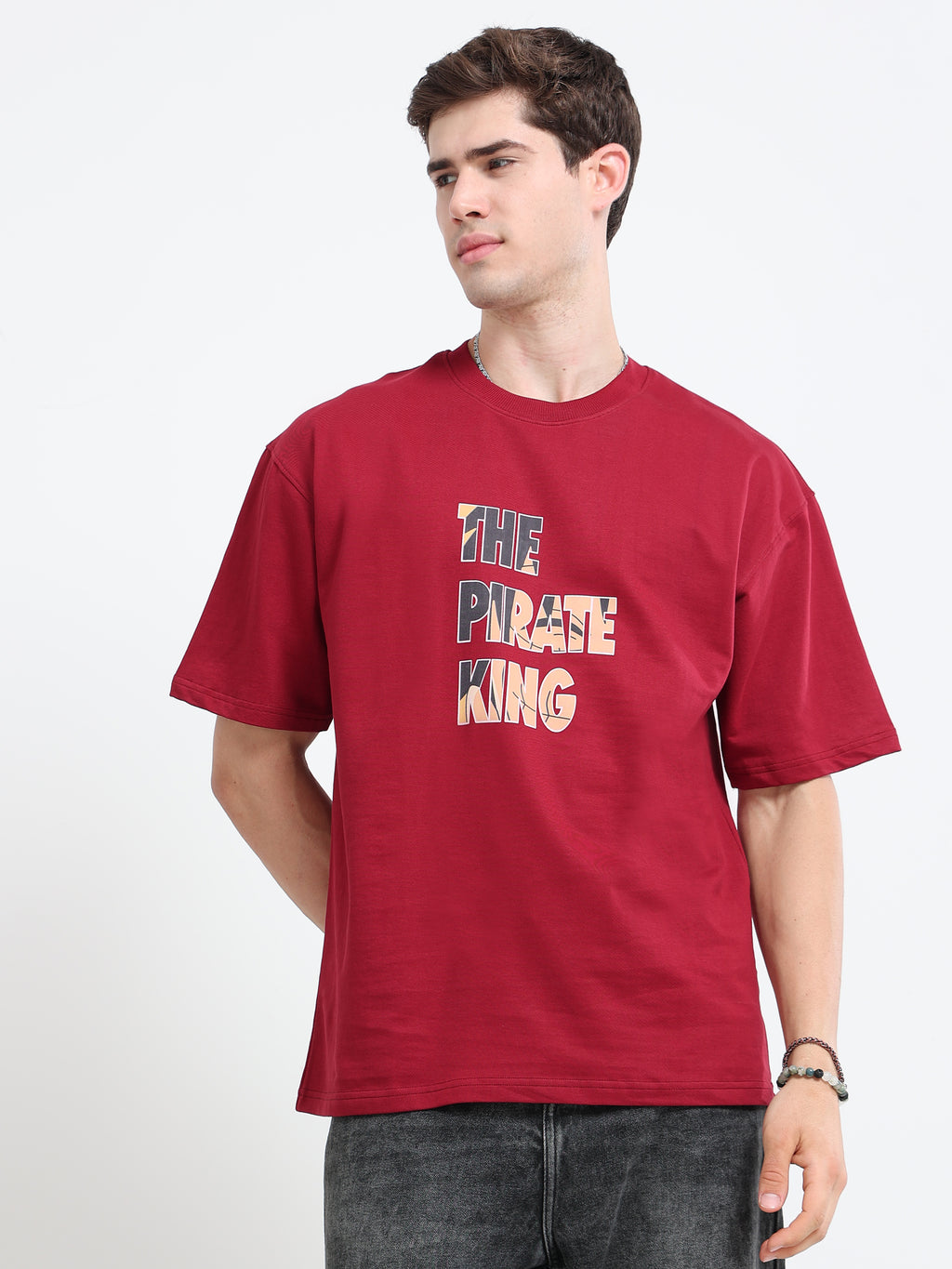 OVERSIZED PRINTED TSHIRTS | RED