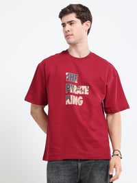 OVERSIZED PRINTED TSHIRTS | RED