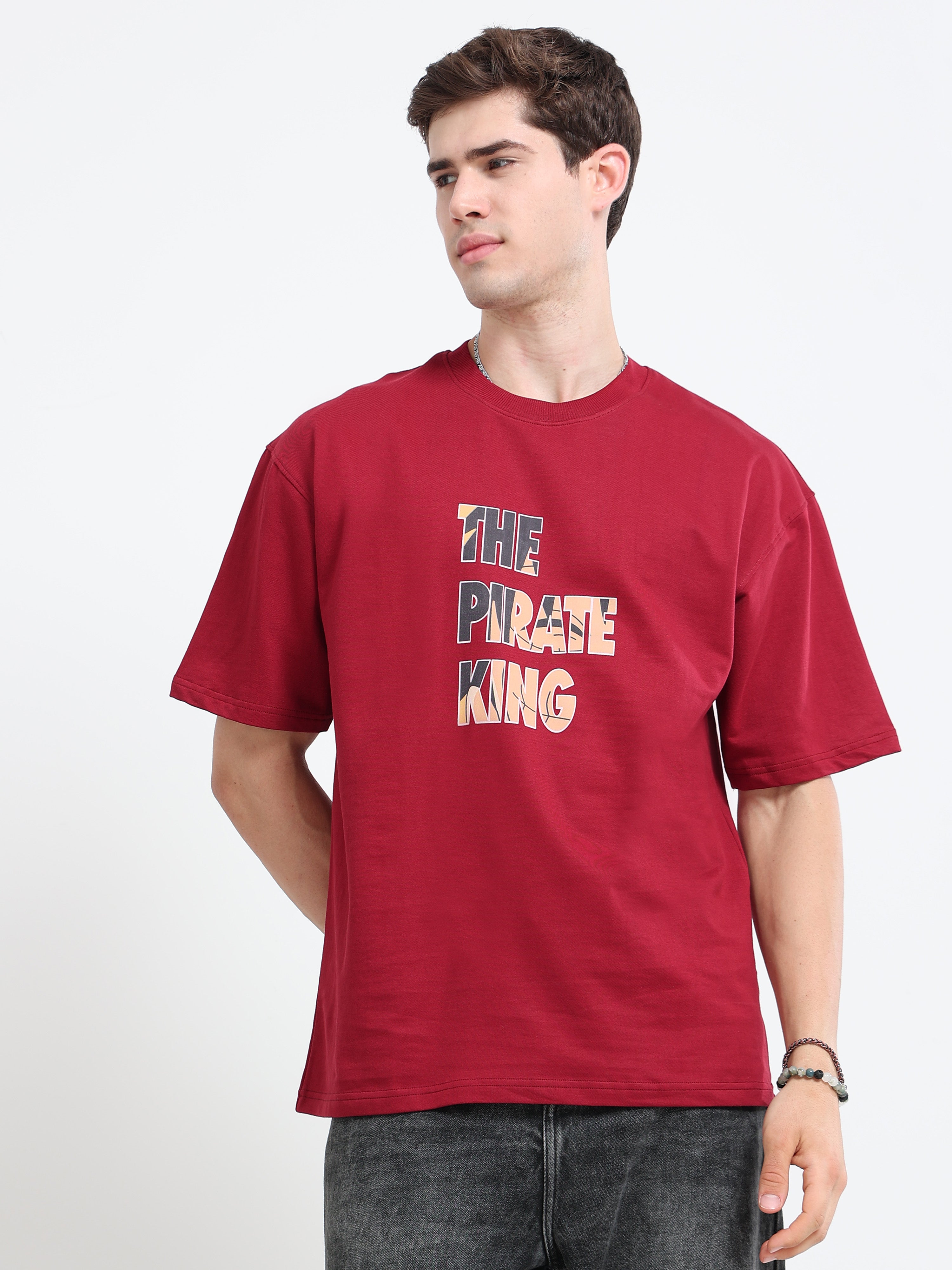 OVERSIZED PRINTED TSHIRTS | RED