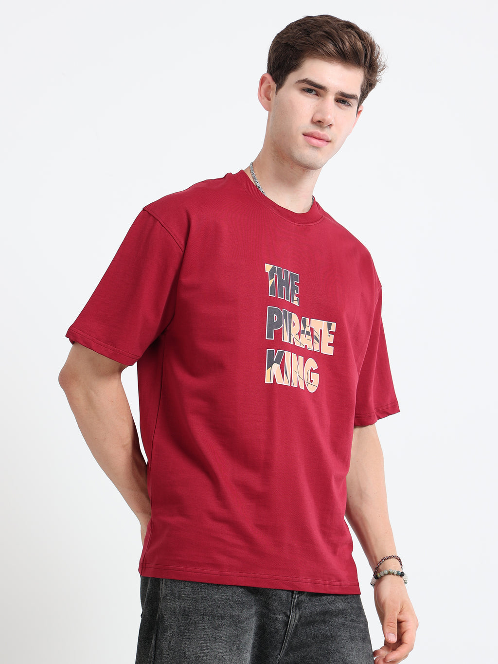 OVERSIZED PRINTED TSHIRTS | RED