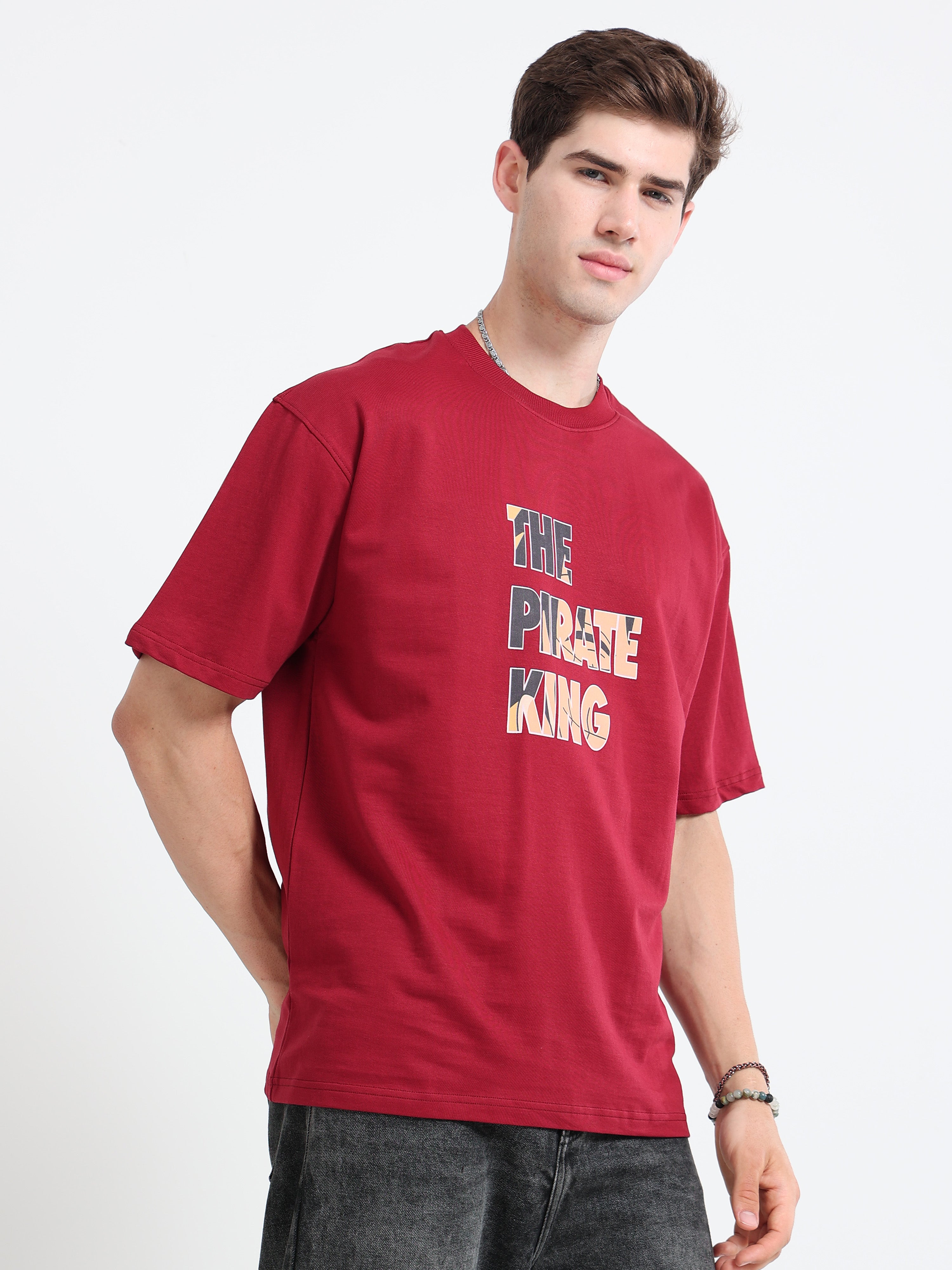 OVERSIZED PRINTED TSHIRTS | RED