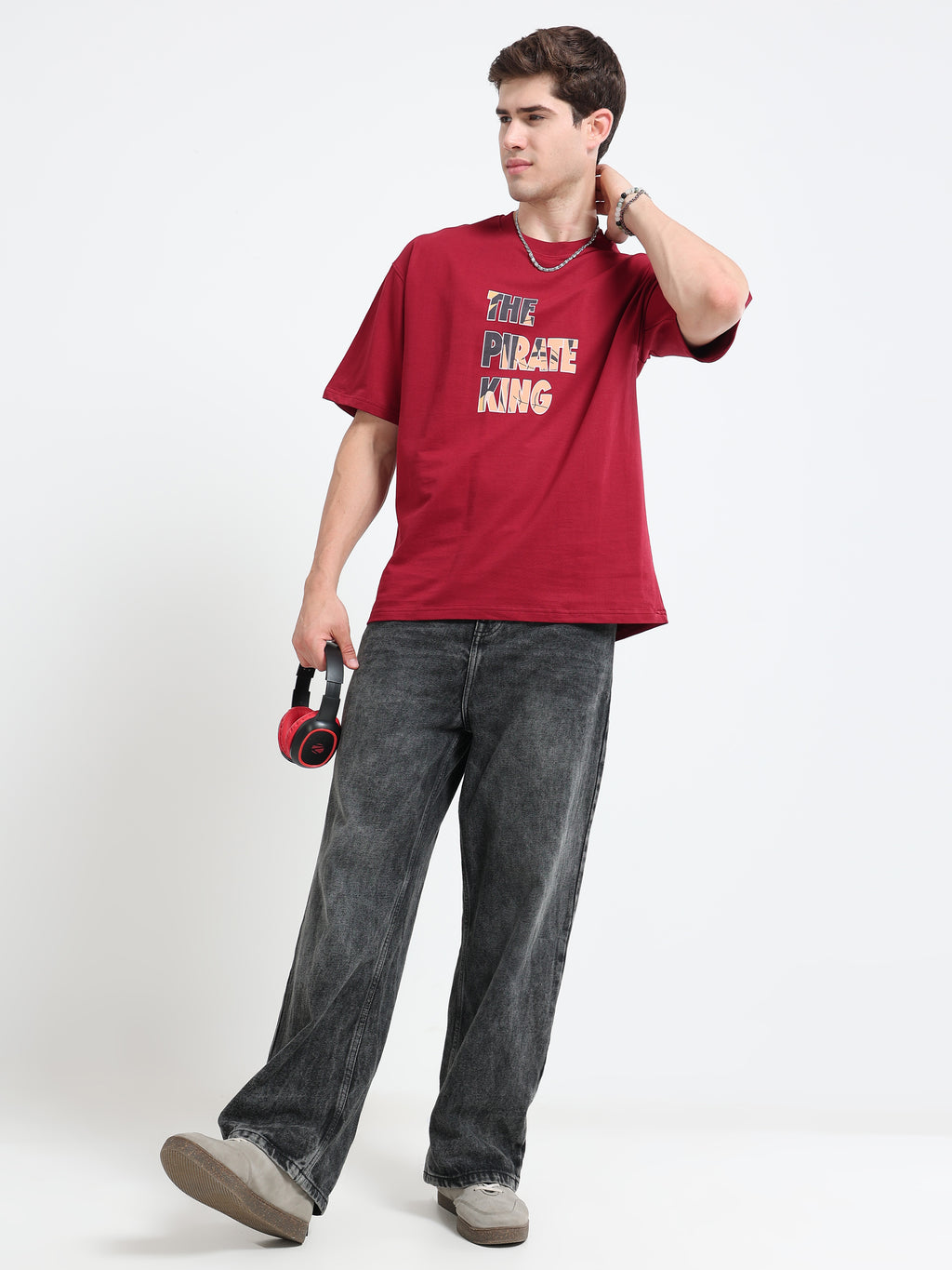 OVERSIZED PRINTED TSHIRTS | RED