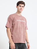 OVERSIZED PRINTED TSHIRTS | LIGHT PINK