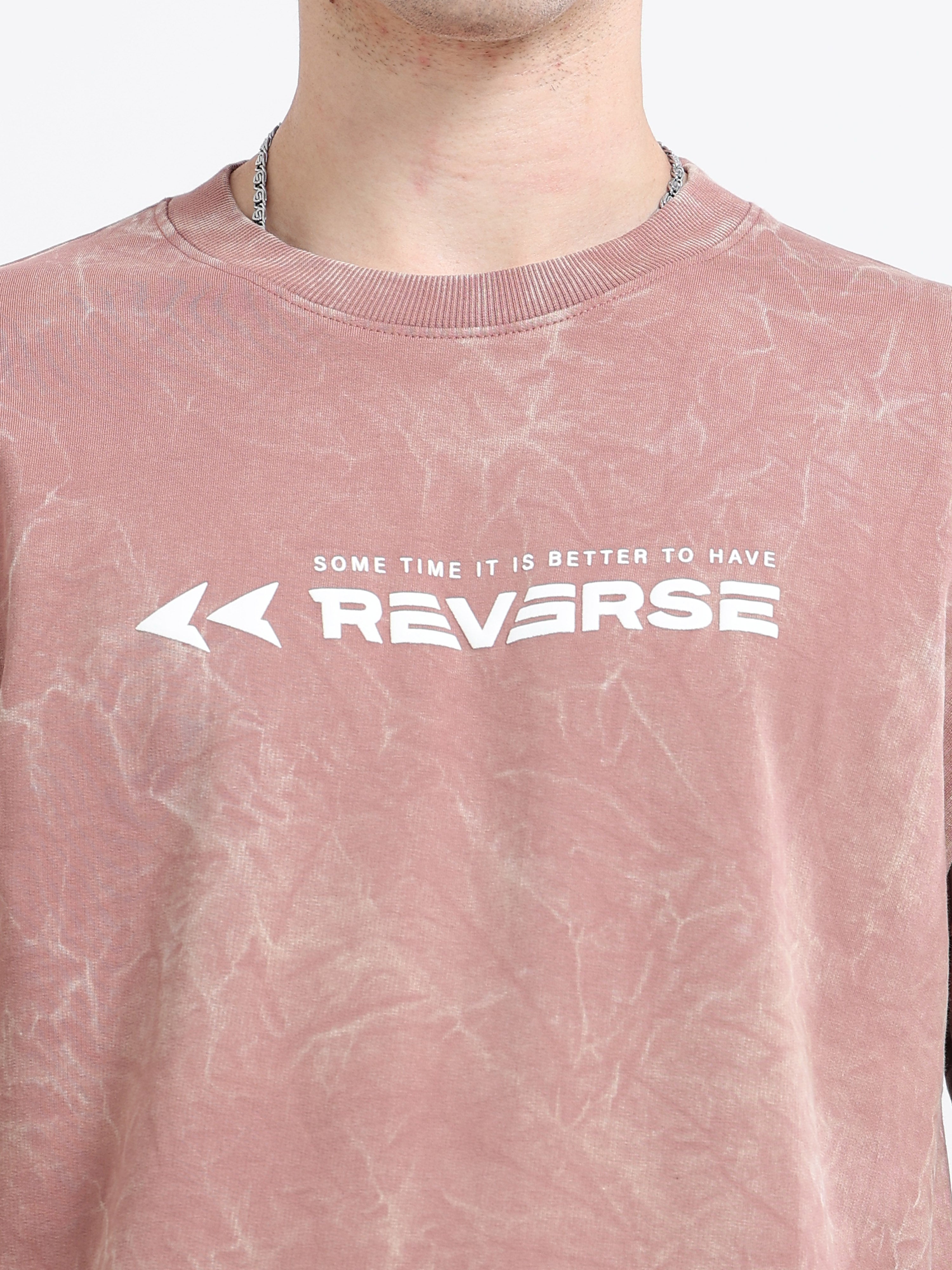 OVERSIZED PRINTED TSHIRTS | LIGHT PINK