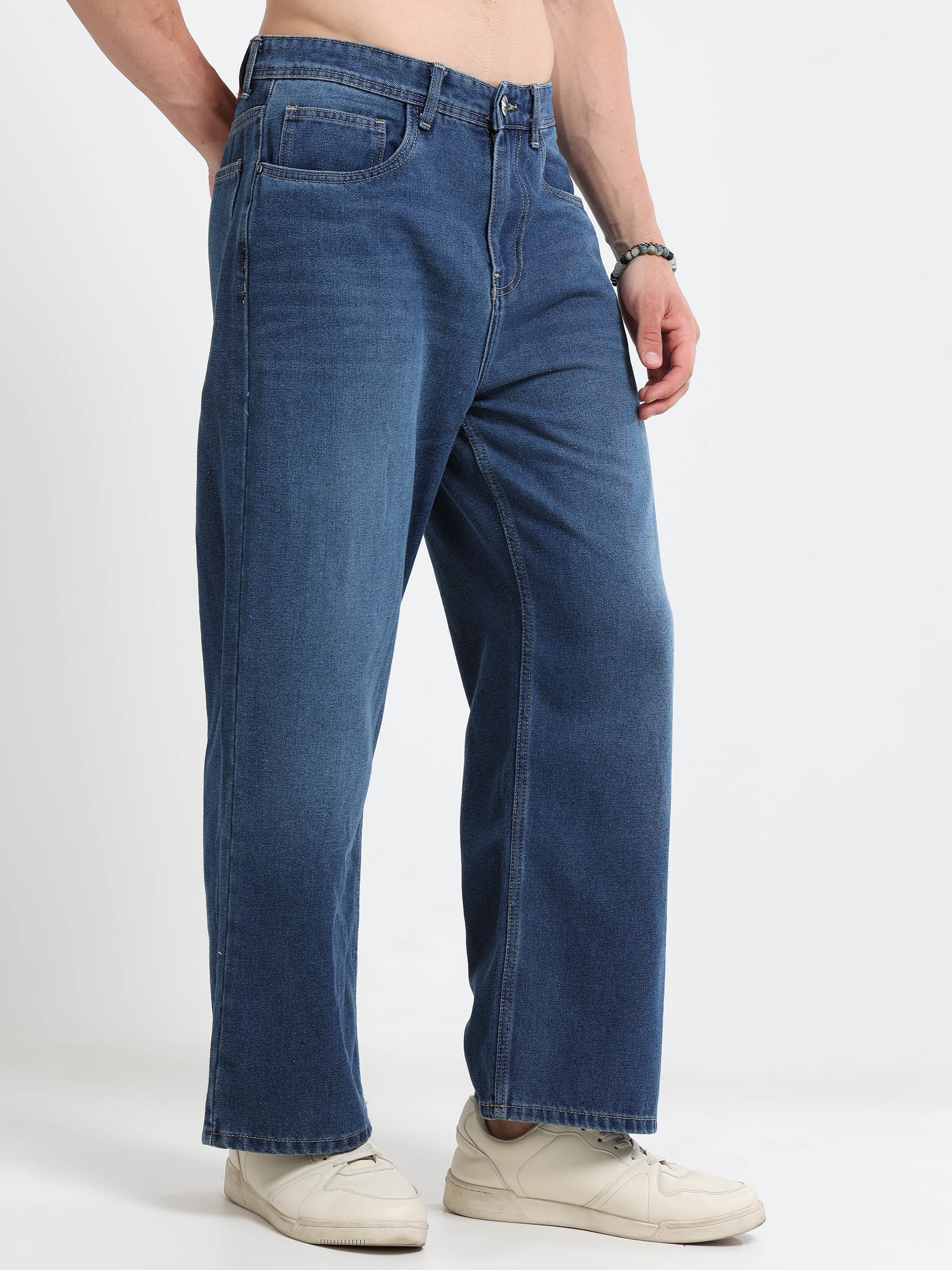 BAGGY JEANS | DARK BLUE