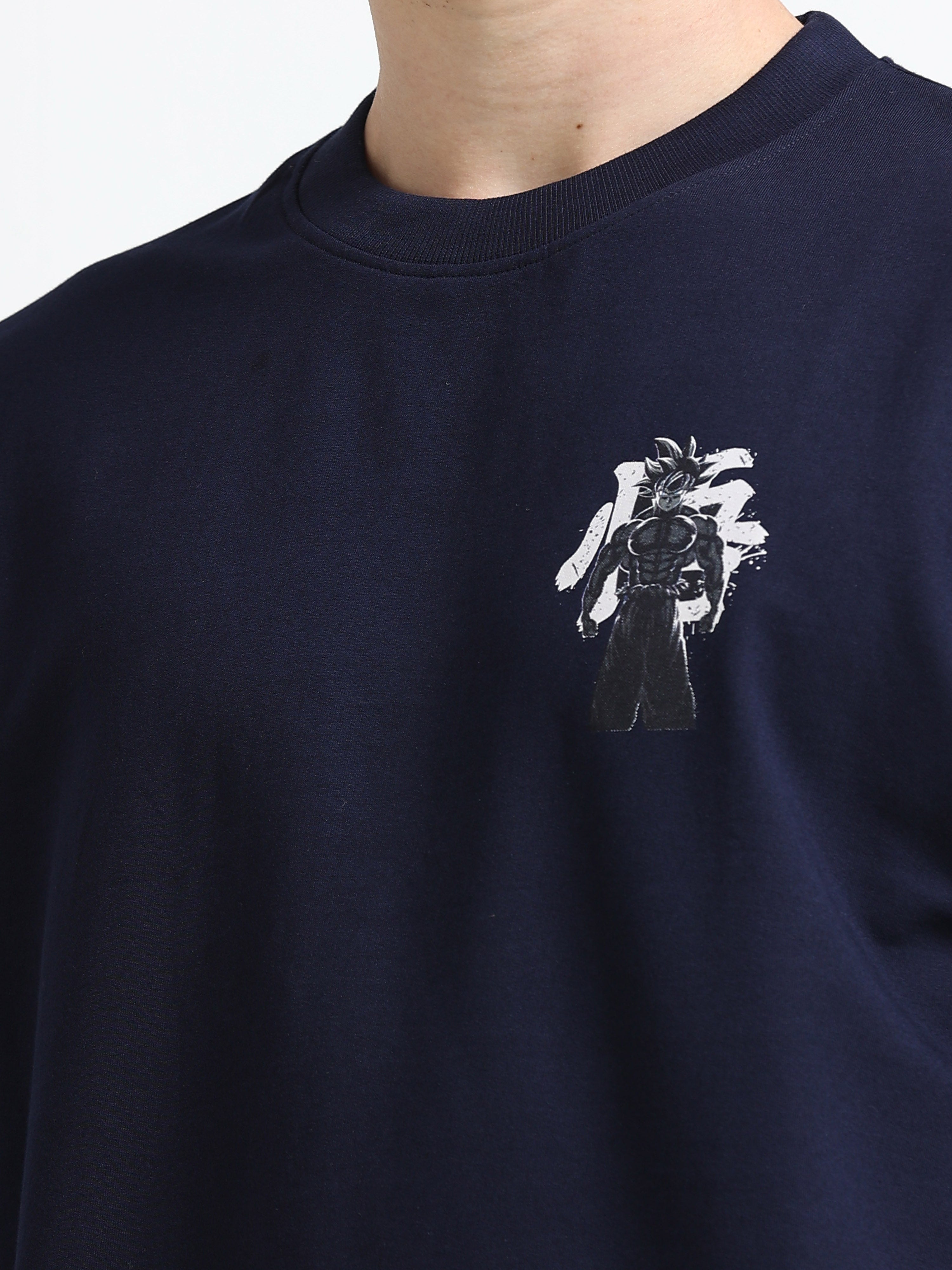 OVERSIZED PRINTED TSHIRTS | NAVY BLUE