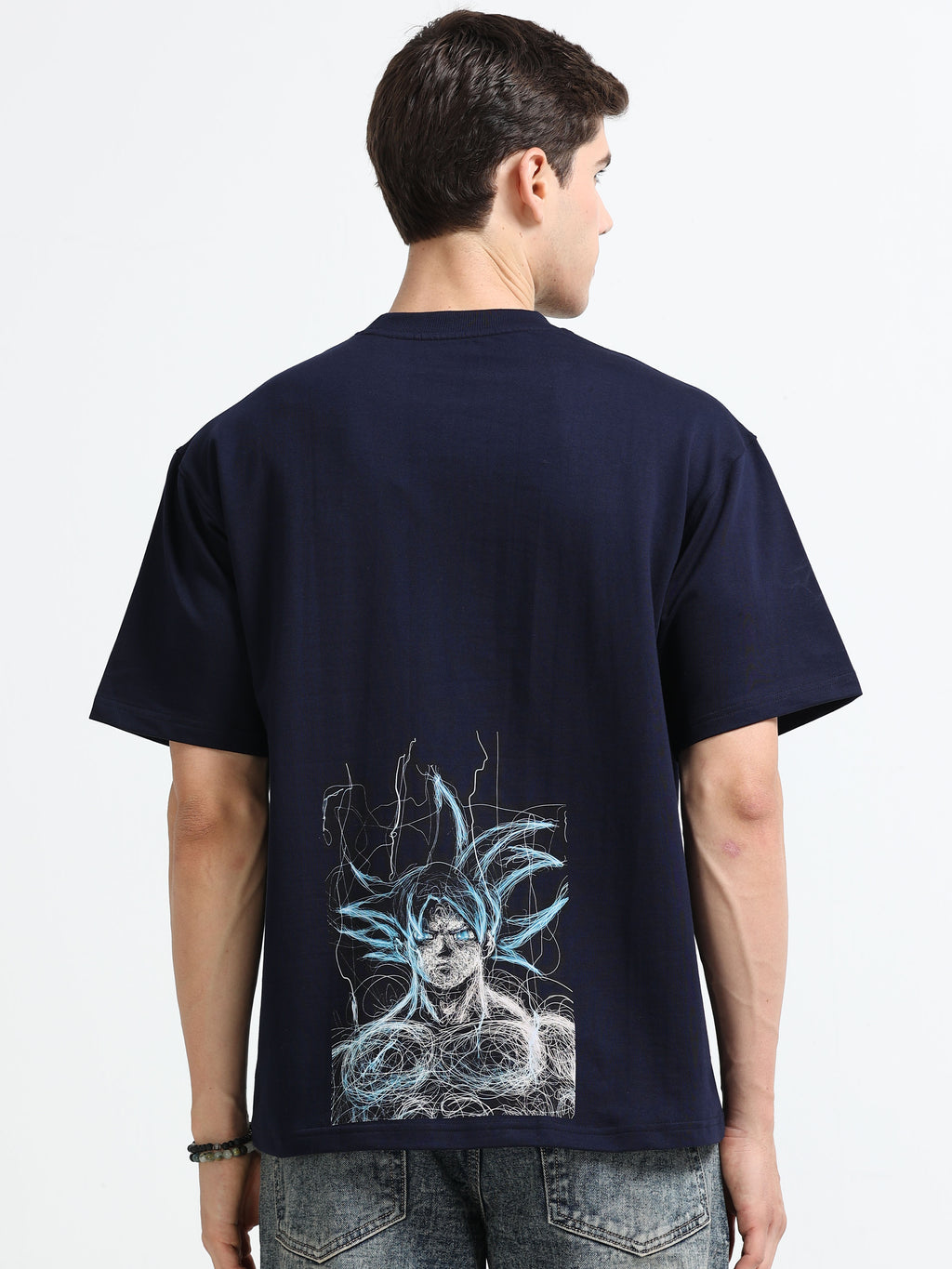 OVERSIZED PRINTED TSHIRTS | NAVY BLUE